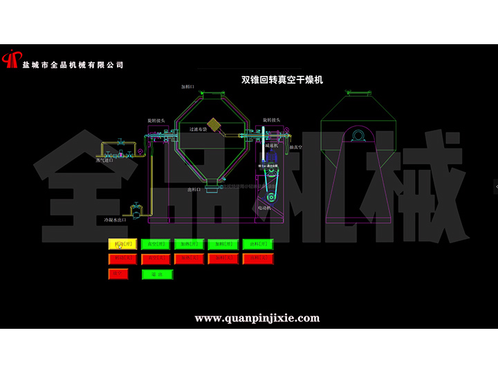 SZG系列雙錐回轉(zhuǎn)真空干燥機(jī)